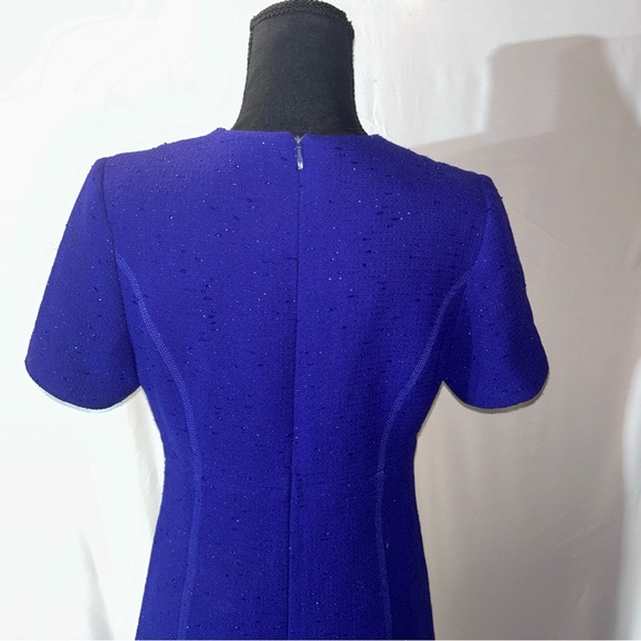 Escada Purple Short Sleeve Dress - Picture 10 of 12